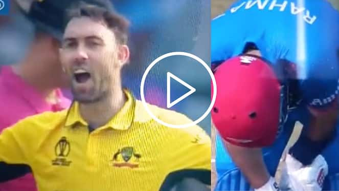 [Watch] Glenn Maxwell's Angry Sendoff After Getting 'Massive Wicket' Of Rahmat Shah